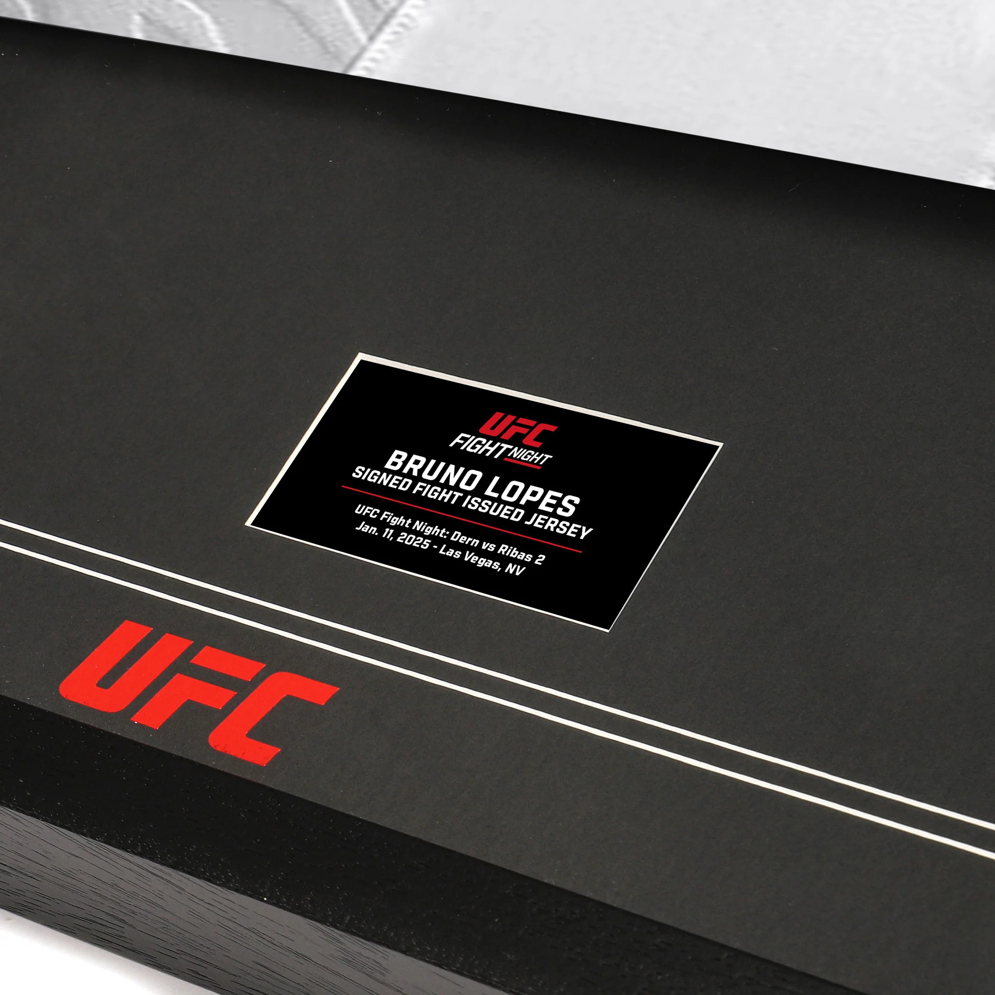 Bruno Lopes Signed 1-of-1 Fight Issued Jersey UFC Fight Night: Dern vs Ribas - Image 3