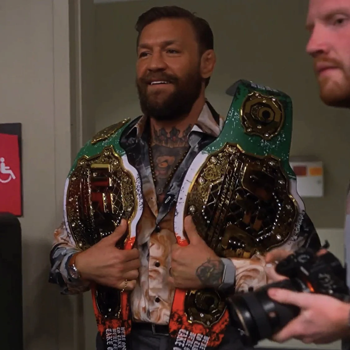 Conor McGregor Signed UFC Classic Replica Belt - Image 11