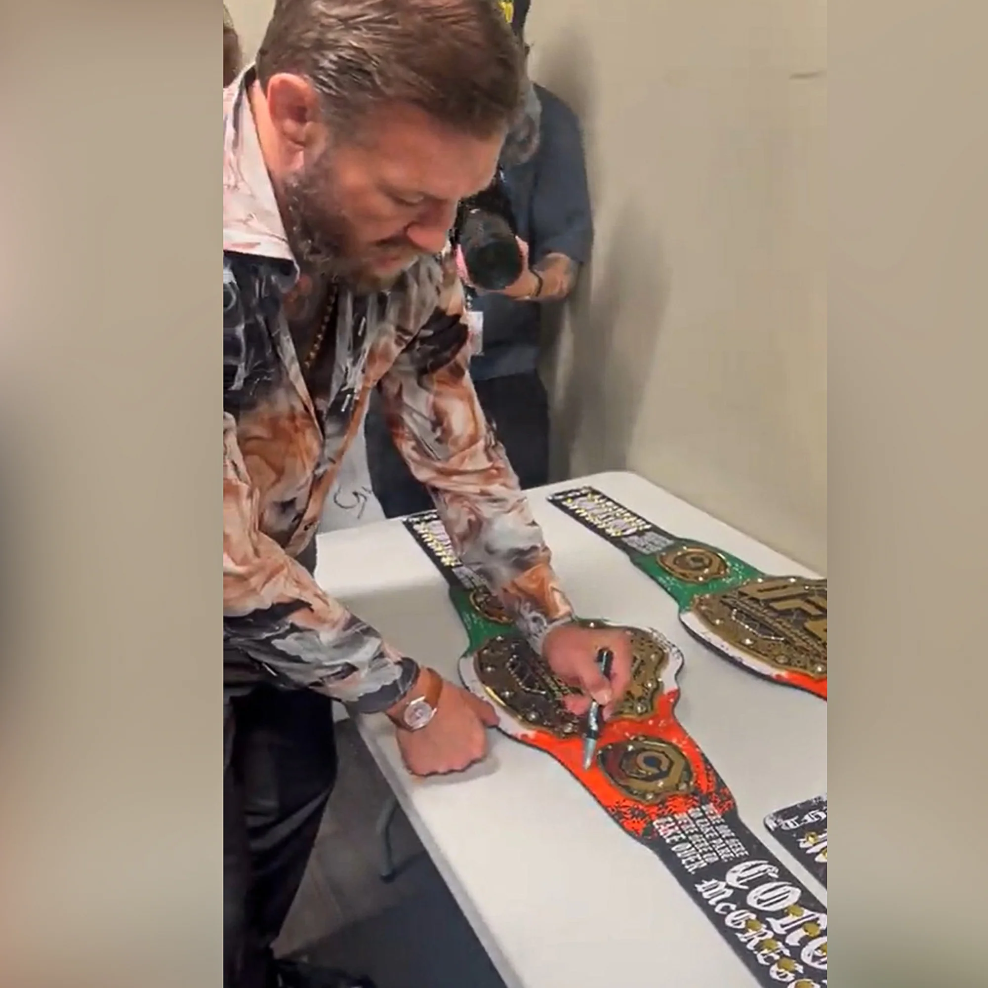 Conor McGregor Signed UFC Classic Replica Belt - Image 3