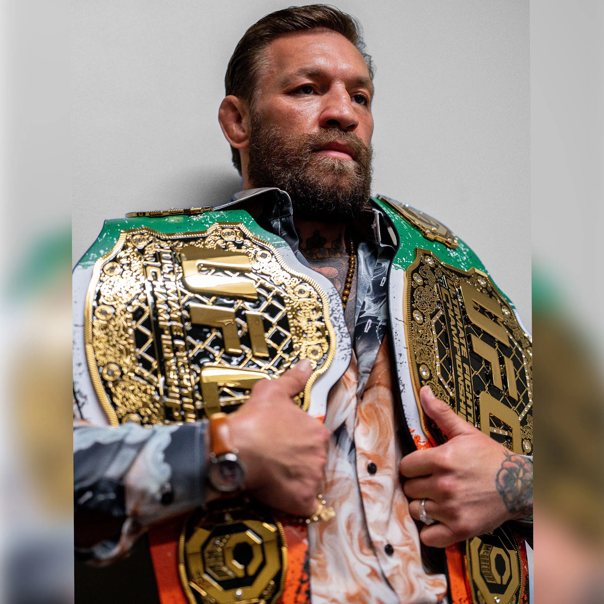 Conor McGregor Signed UFC Classic Replica Belt - Image 5