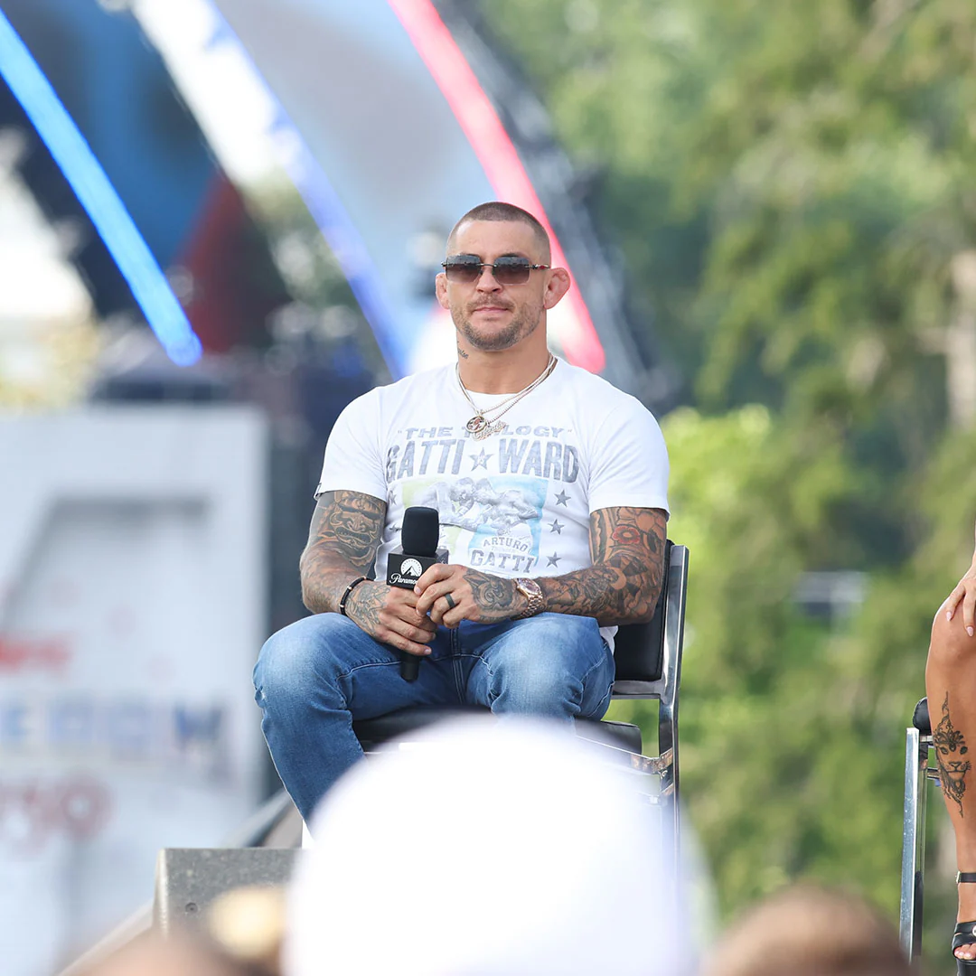Dustin Poirier Autographed UFC Freedom 250 Fan Fest Name Sign - Image 3