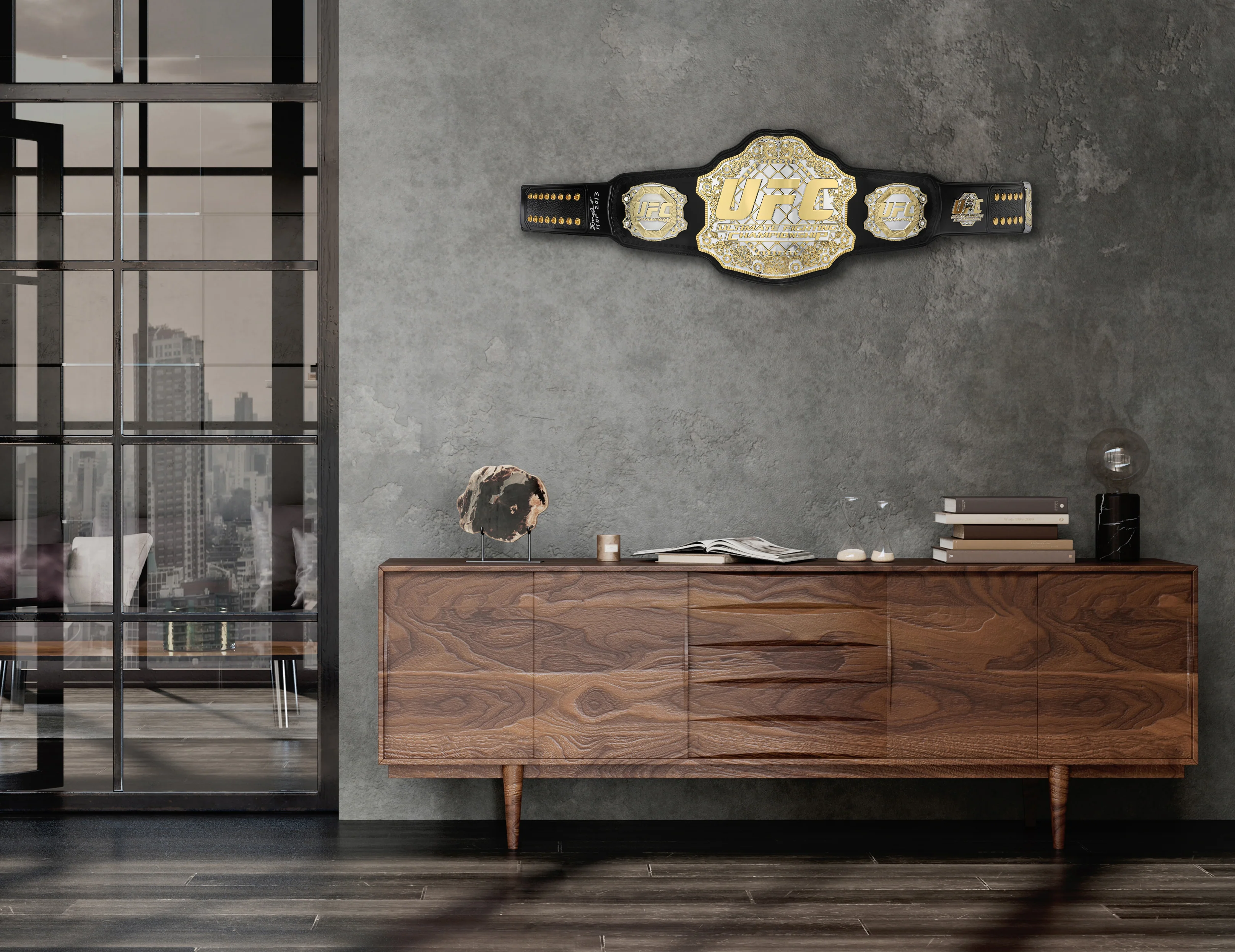Forrest Griffin Signed UFC Replica Classic Championship Belt - Image 7