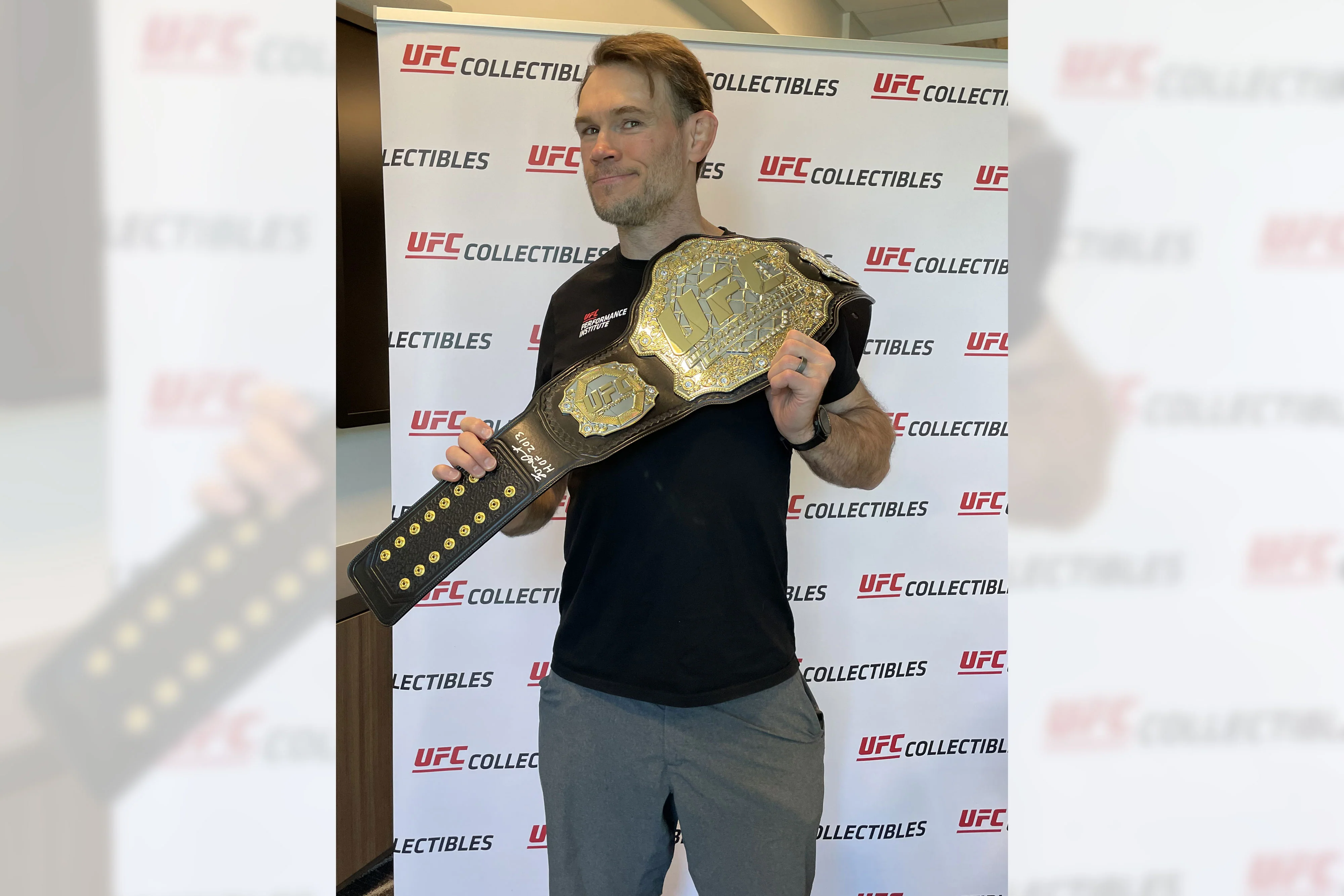 Forrest Griffin Signed UFC Replica Classic Championship Belt - Image 9