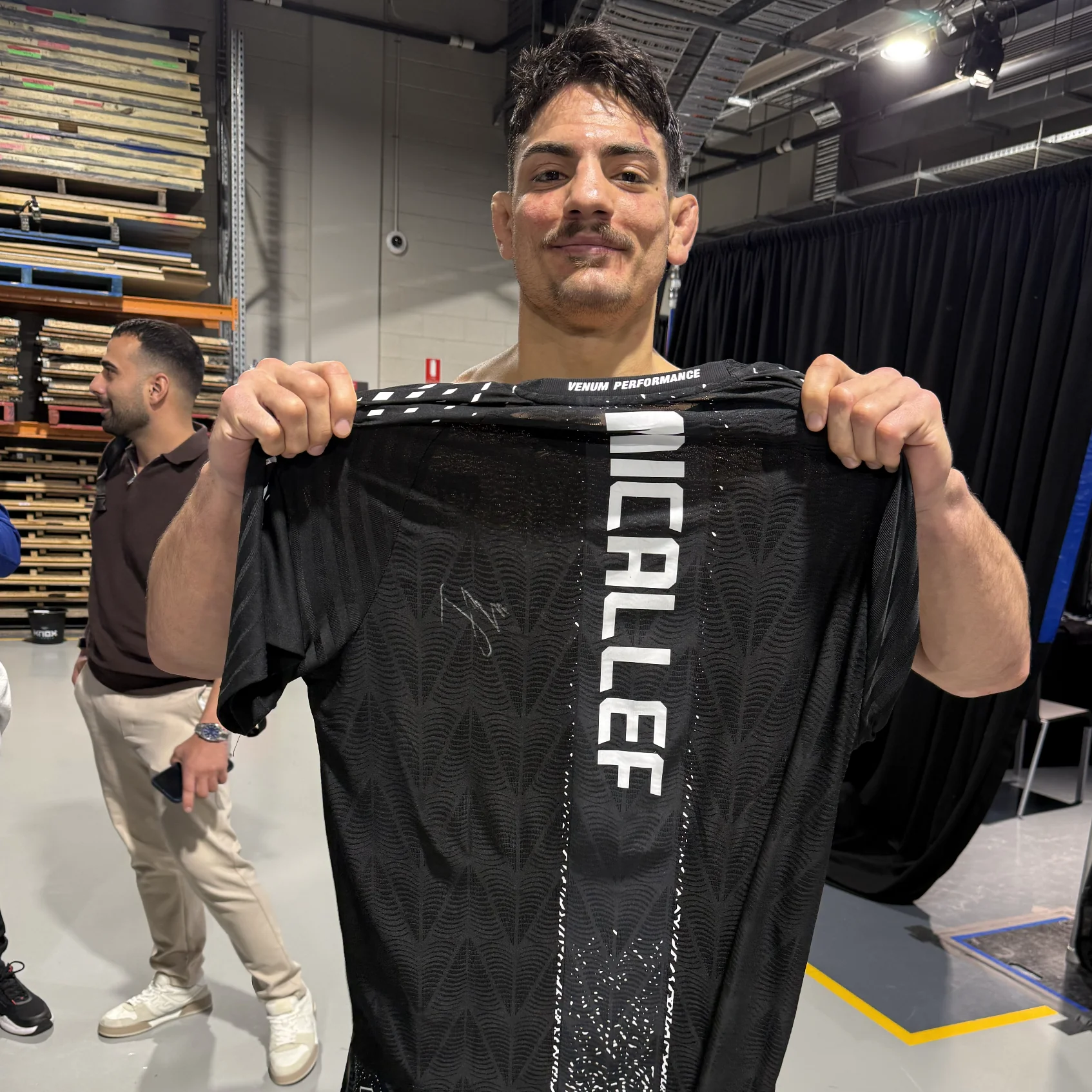 Jonathon Micallef Signed 1-of-1 Fight Worn Jersey UFC Fight Night: Della Maddalena vs Prates - Image 3
