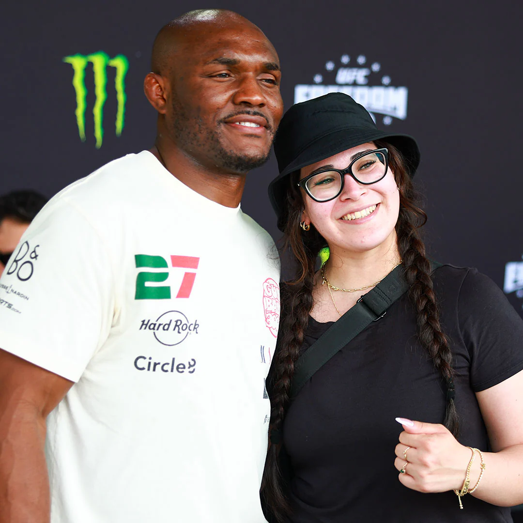 Kamaru Usman Autographed UFC Freedom 250 Fan Fest Name Sign - Image 3