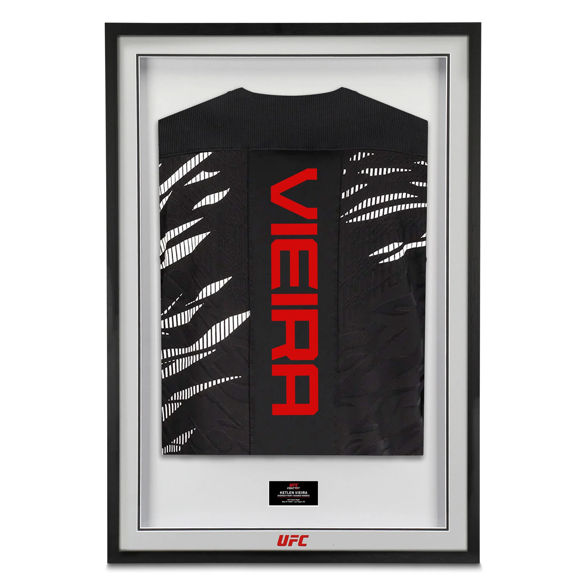 Ketlen Vieira Signed 1-of-1 Fight Issued Hoodie UFC Fight Night: Blanchfield vs Barber