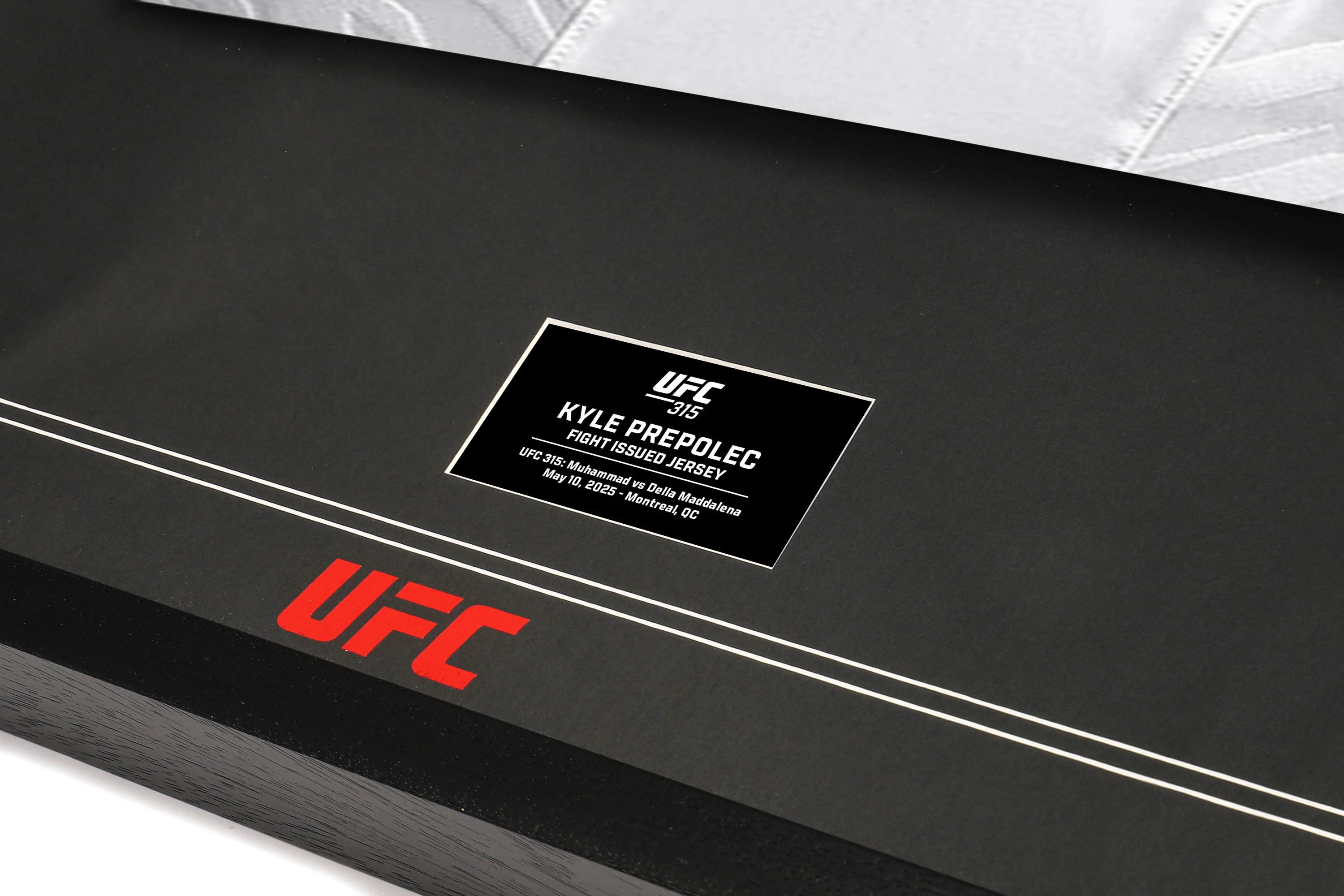 Kyle Prepolec 1-of-1 Fight Issued Jersey UFC 315: Muhammad vs Della Maddalena - Image 2