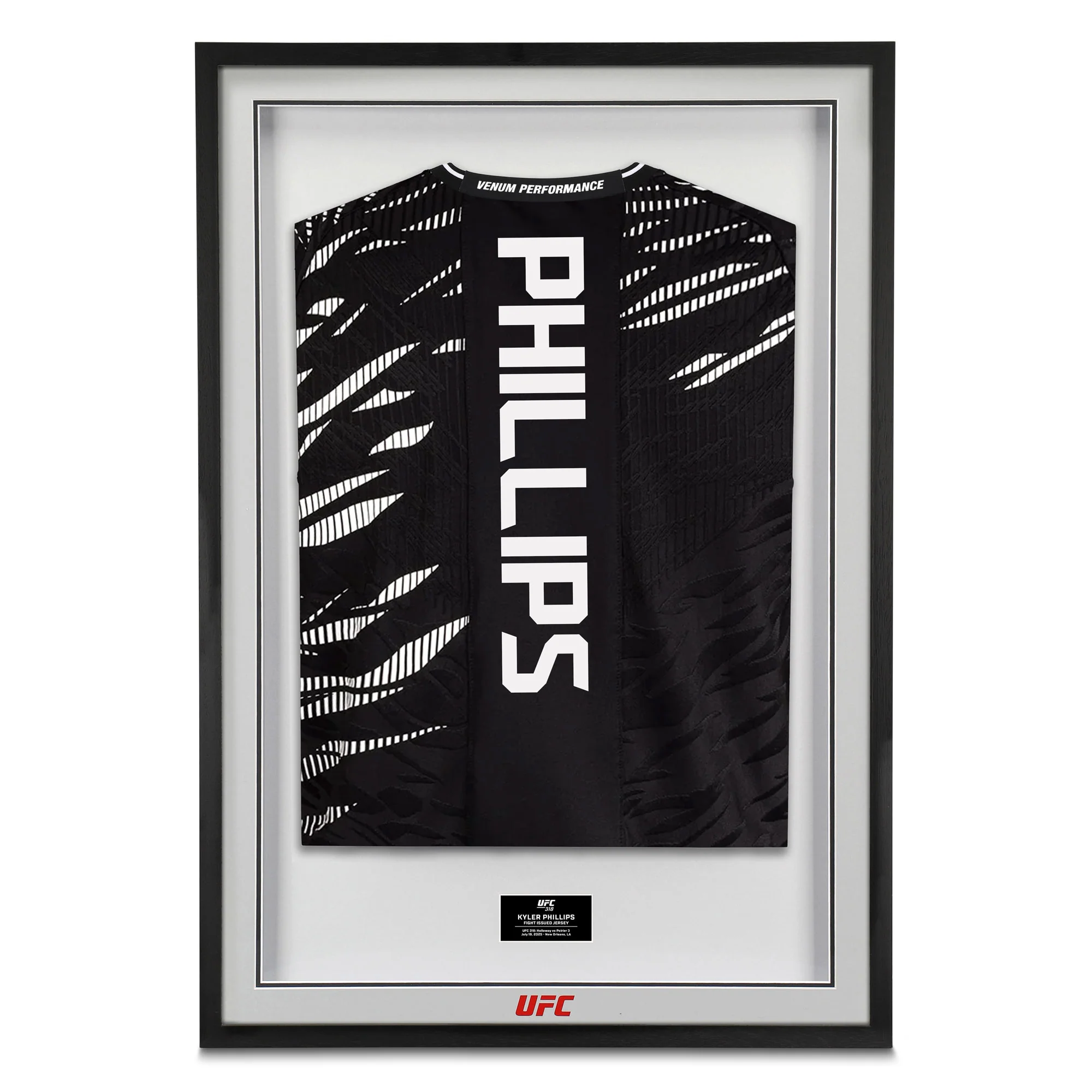 Kyler Philips 1-of-1 Fight Worn Jersey UFC 318: Holloway vs Poirier 3