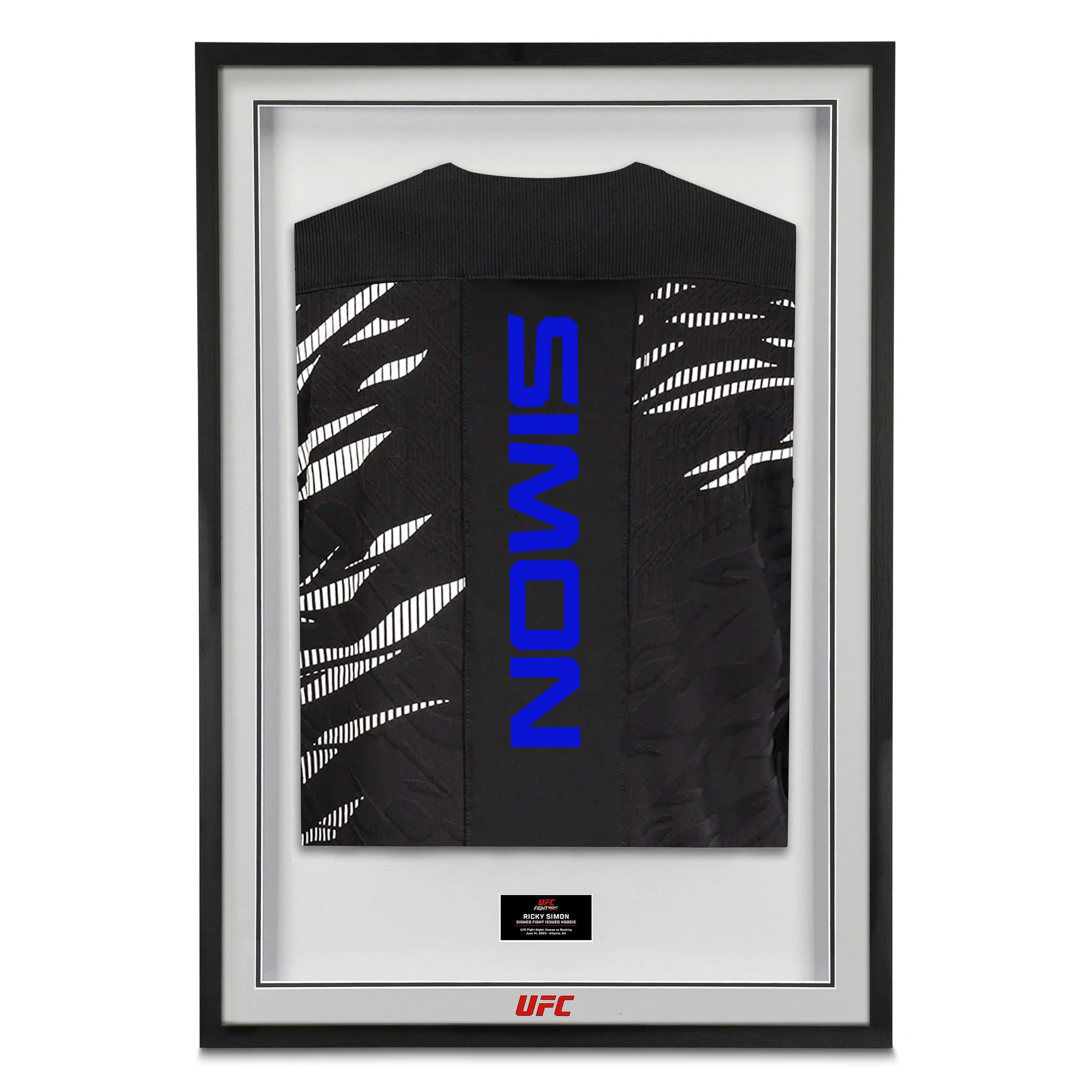 Ricky Simon Signed 1-of-1 Fight Issued Hoodie UFC Fight Night: Usman vs Buckley