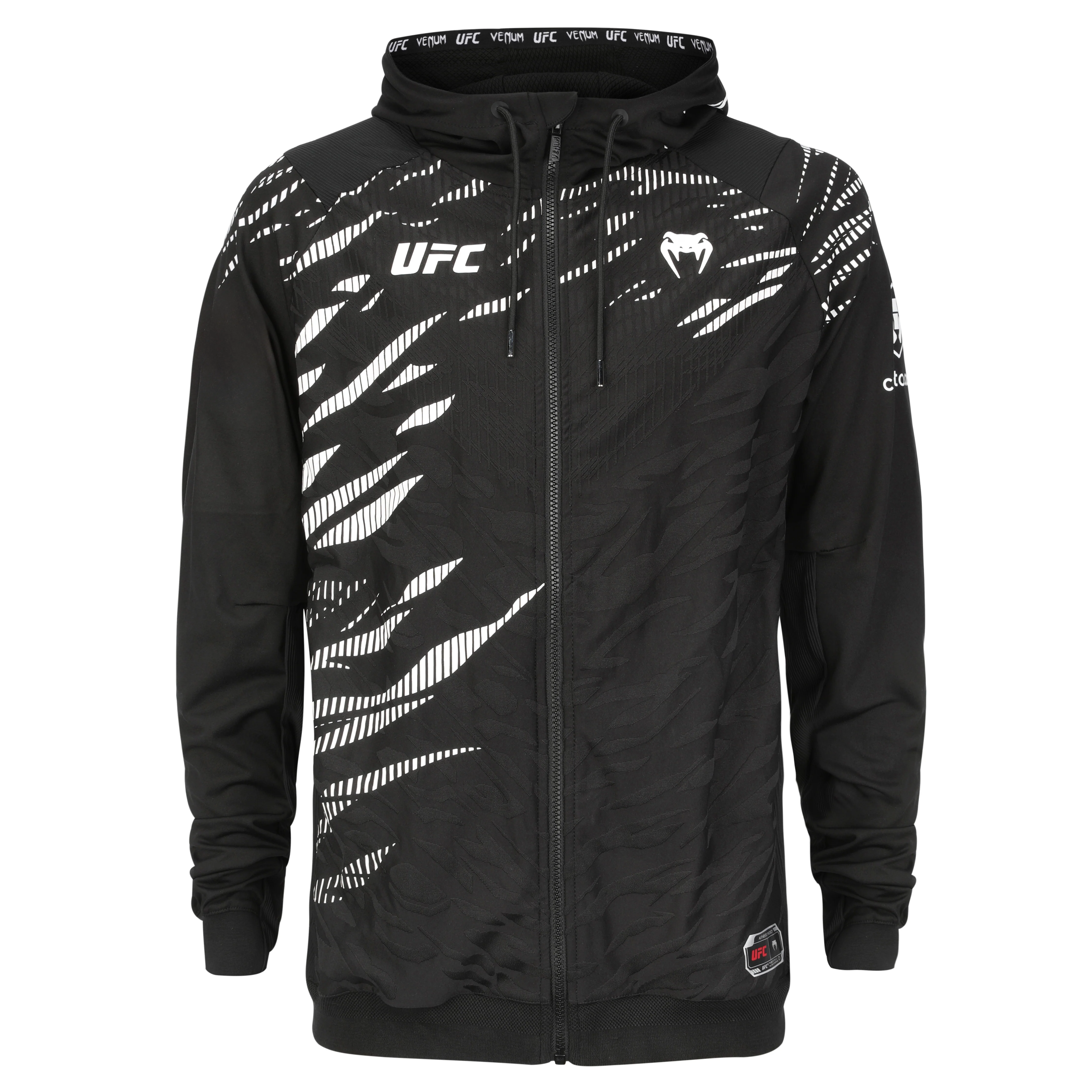 Stewart Nicoll Signed 1-of-1 Fight Worn Hoodie UFC Fight Night: Oliveira vs Gamrot - Image 2