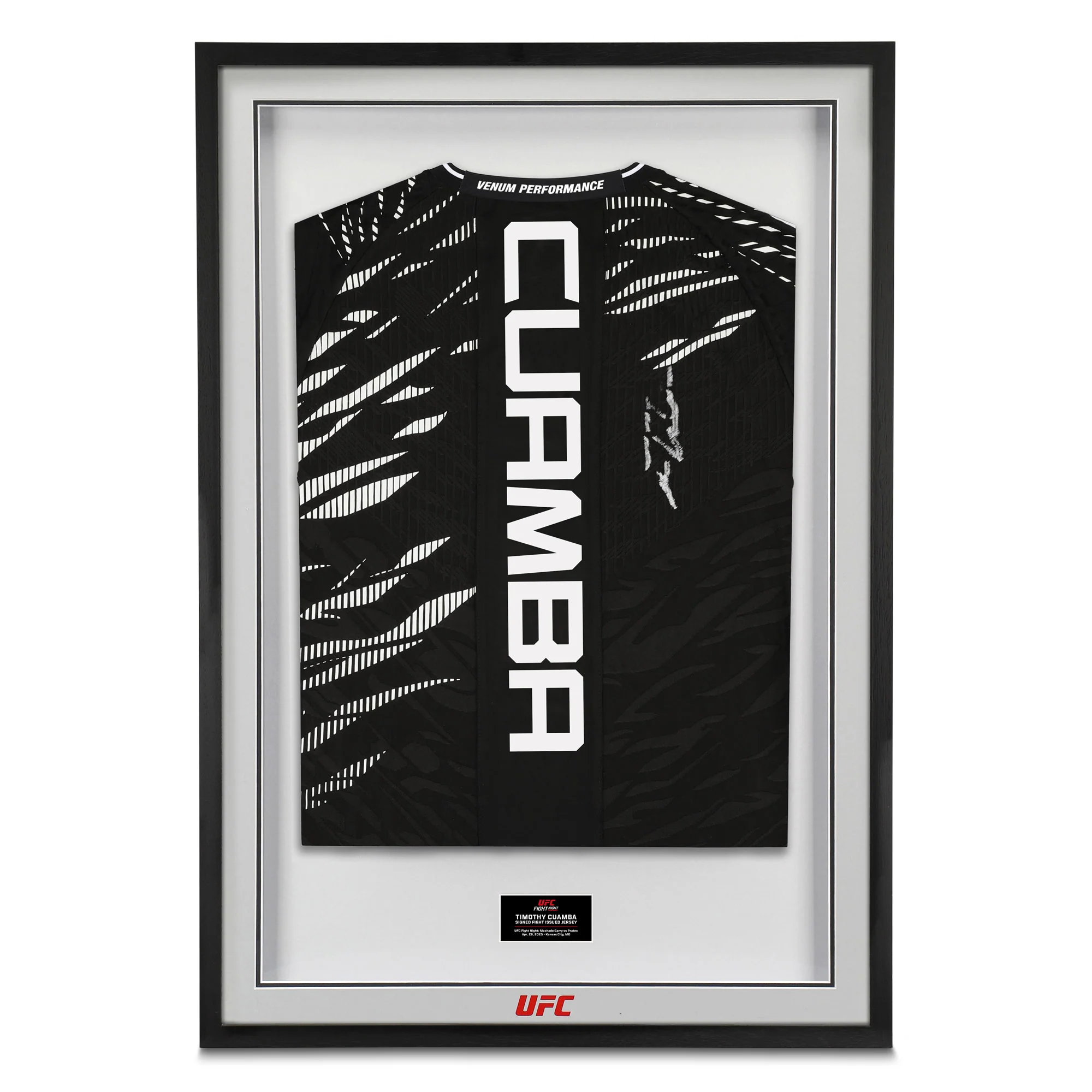 Timothy Cuamba Signed 1-of-1 Fight Issued Jersey UFC Fight Night: Machado Garry vs Prates