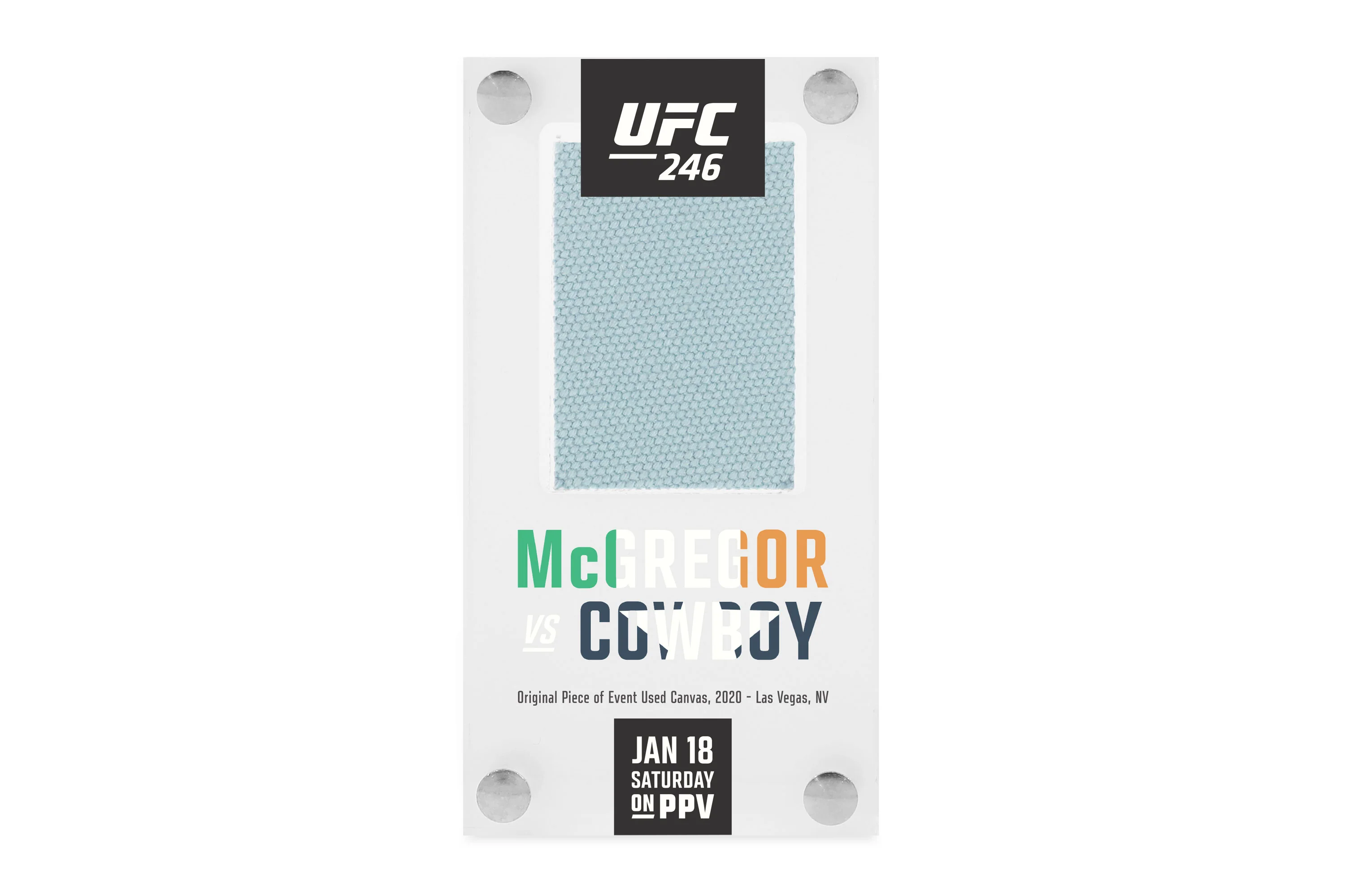 UFC 246: McGregor vs Cowboy Canvas In Acrylic - Image 3