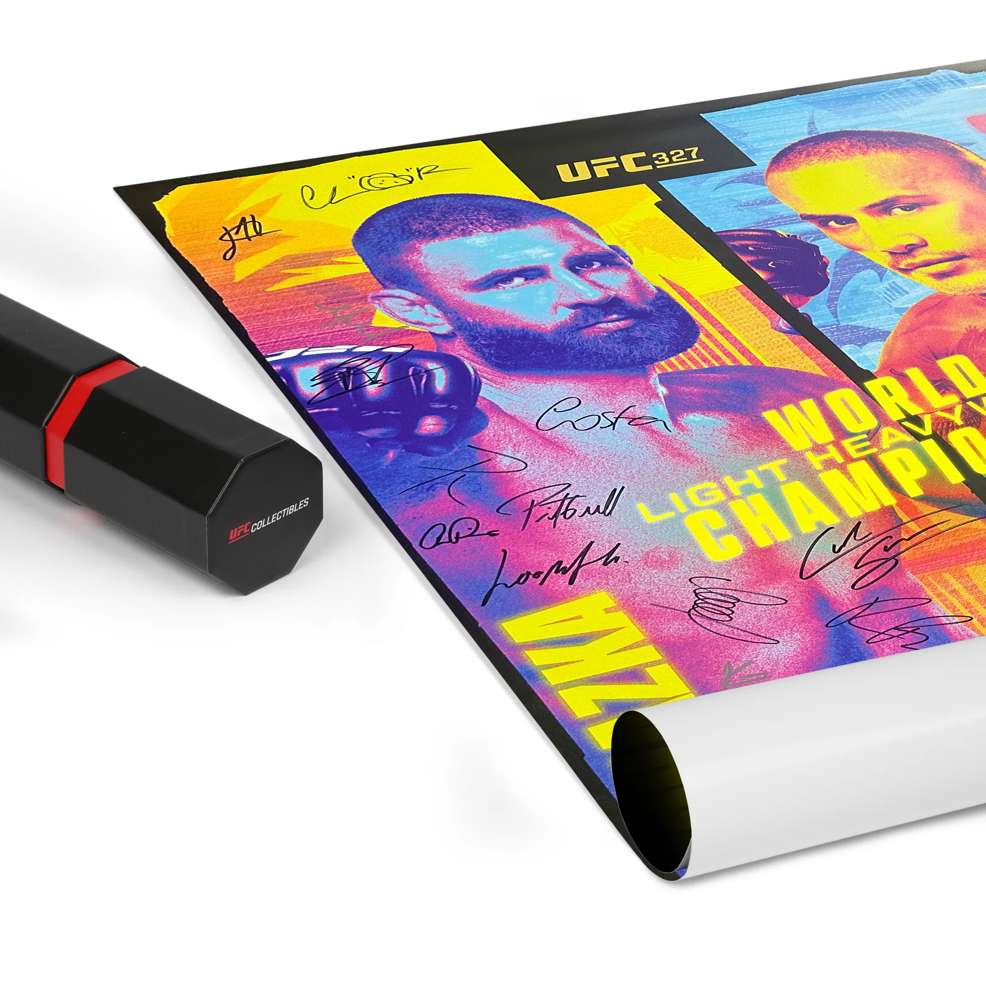 UFC 327: Procházka vs Ulberg Autographed Event Poster - Image 9