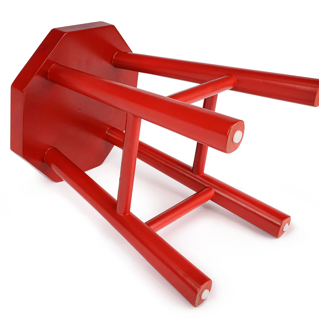 UFC 329: McGregor vs Holloway 2 Event Used Red Corner Stool - Image 4