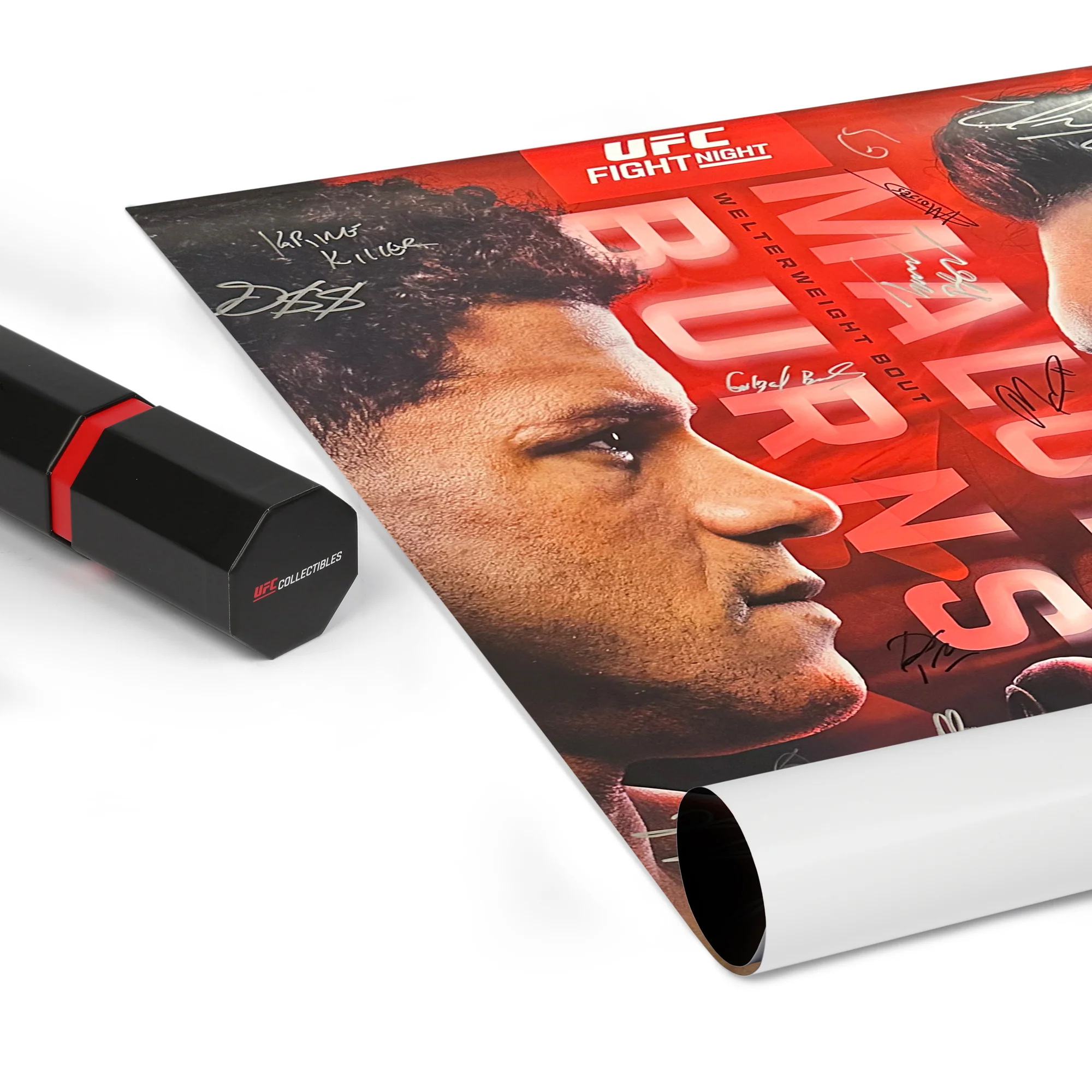 UFC Fight Night: Burns vs Malott Autographed Event Poster - Image 9