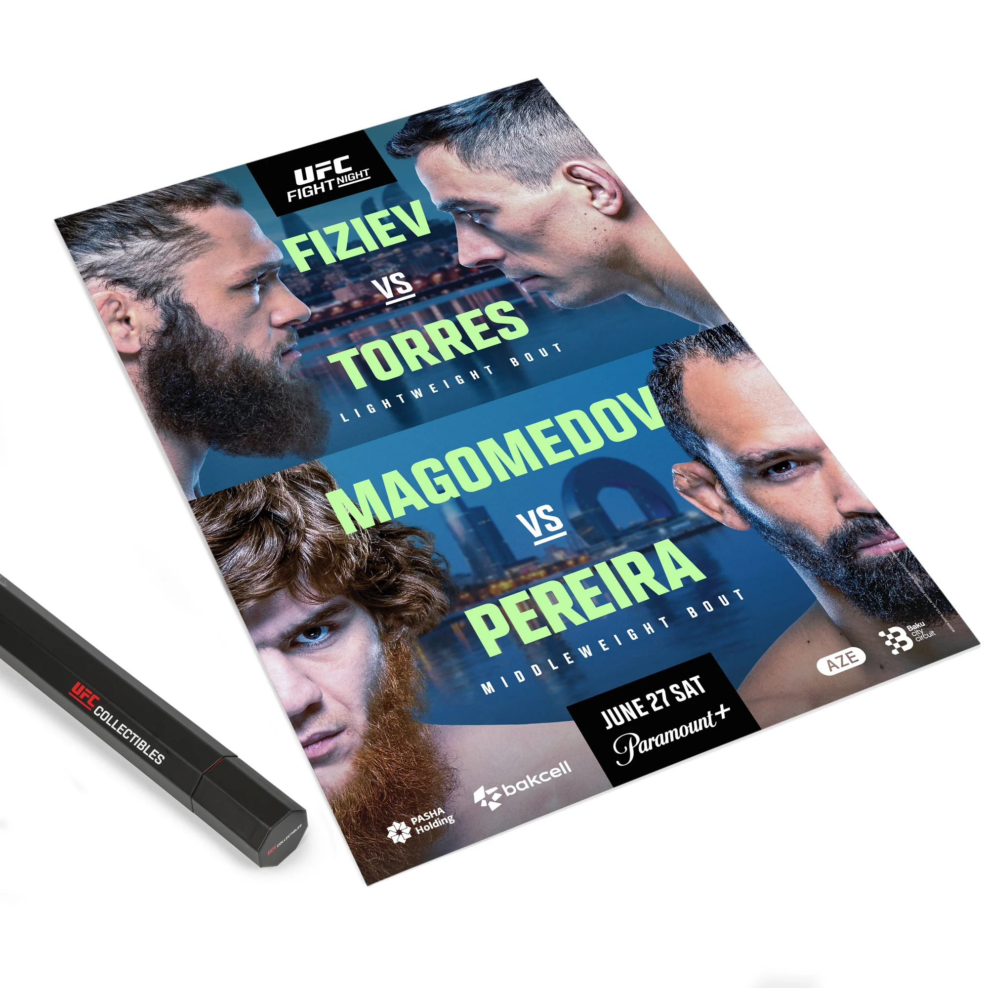 UFC Fight Night: Fiziev vs Torres Autographed Event Poster - Image 4