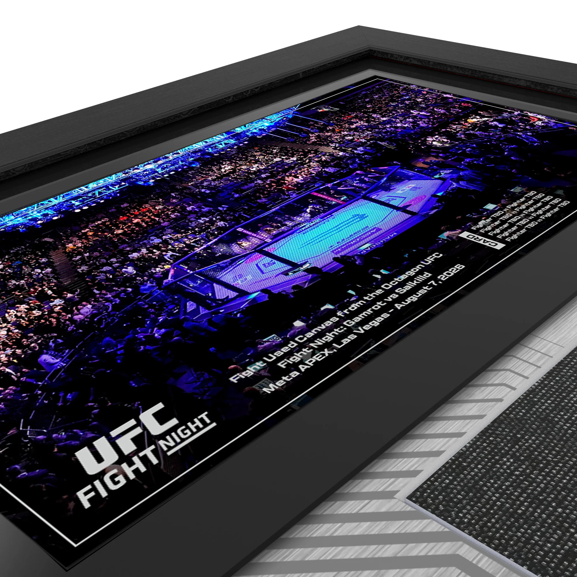 UFC Fight Night: Gamrot vs Salkilld Name on Canvas - Image 3