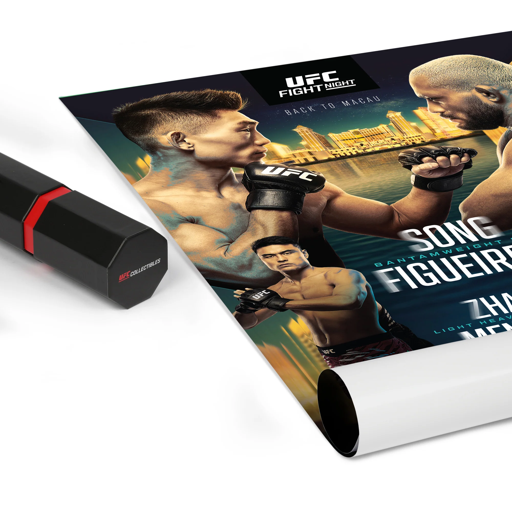UFC Fight Night: Song vs Figueiredo Autographed Event Poster - Image 9