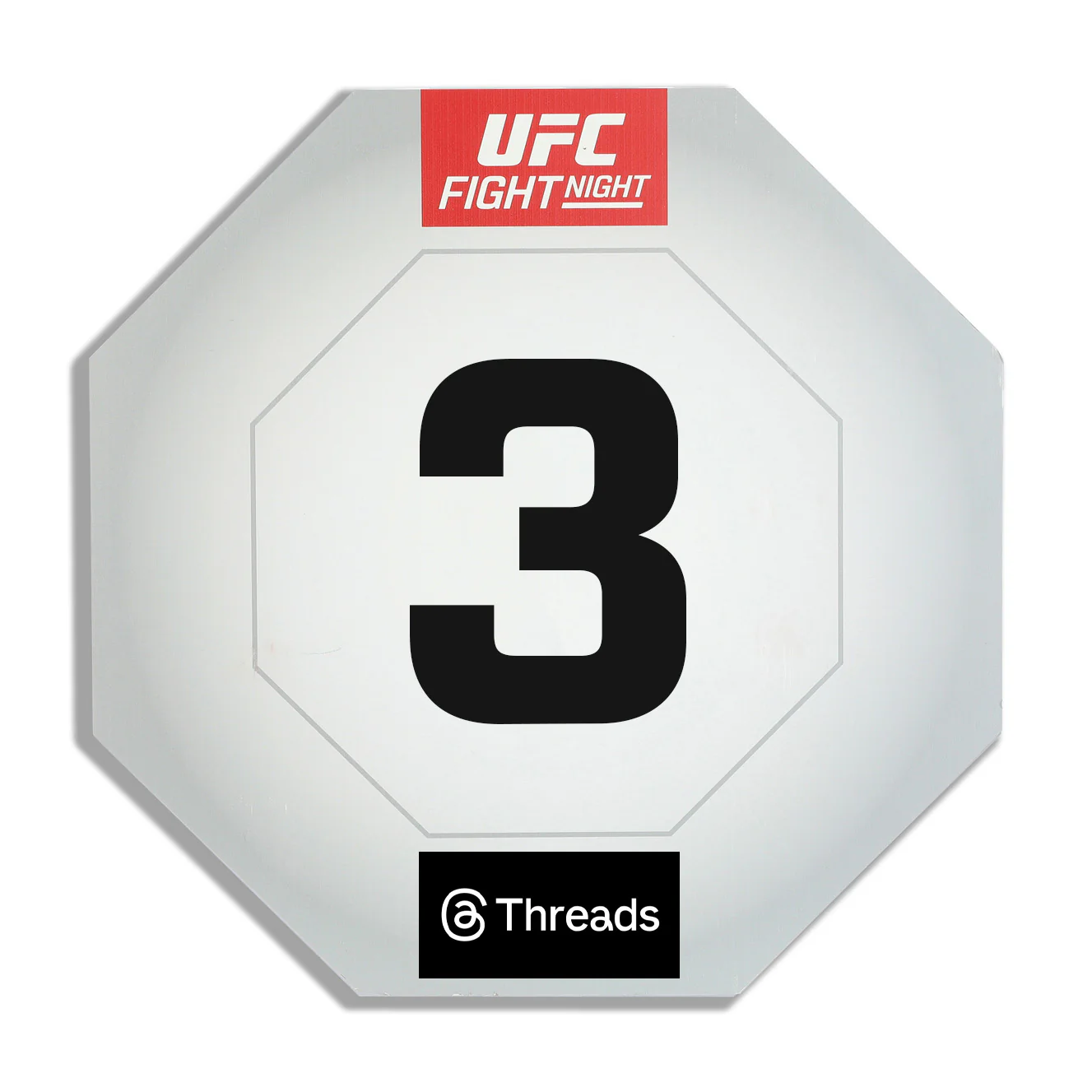 UFC Fight Night: Sterling vs Zalal Event Used Round Card Three