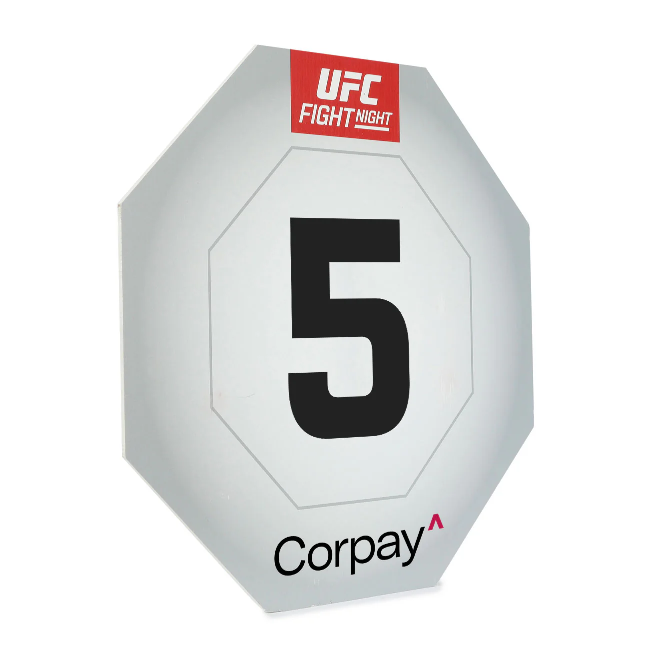 UFC Fight Night: Ulberg vs Reyes Event Used Round Card Five - Image 2