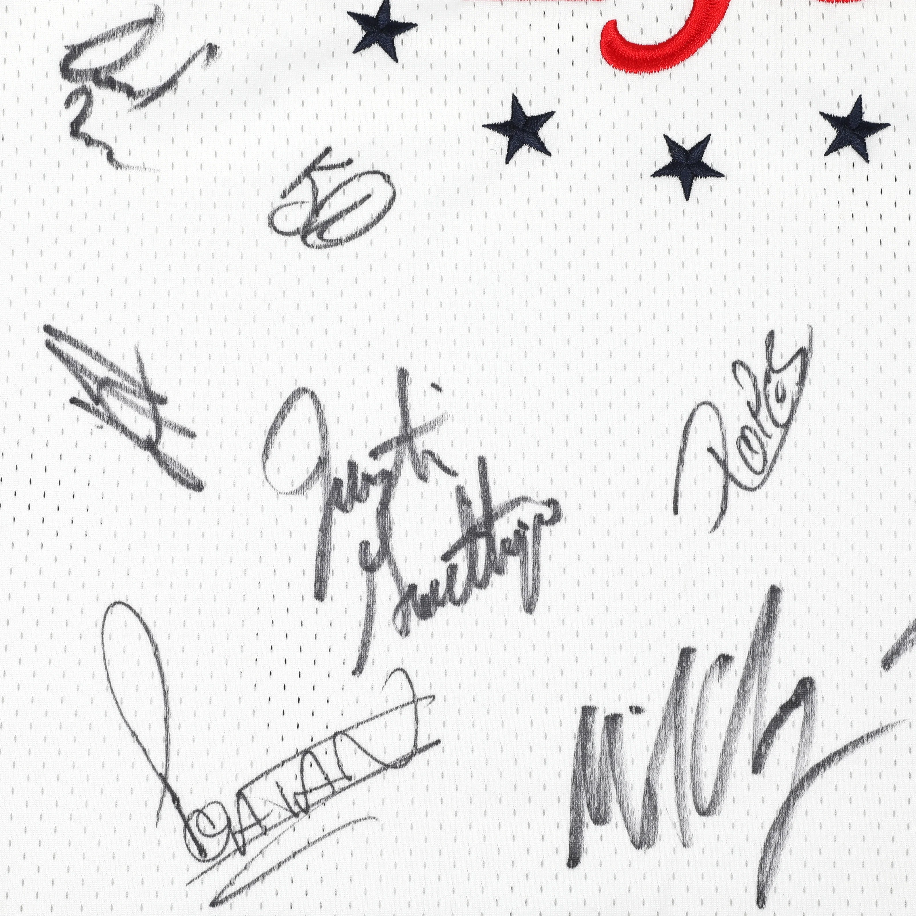 UFC Freedom 250: Topuria vs Gaethje Signed Commemorative Basketball Jersey - Image 3