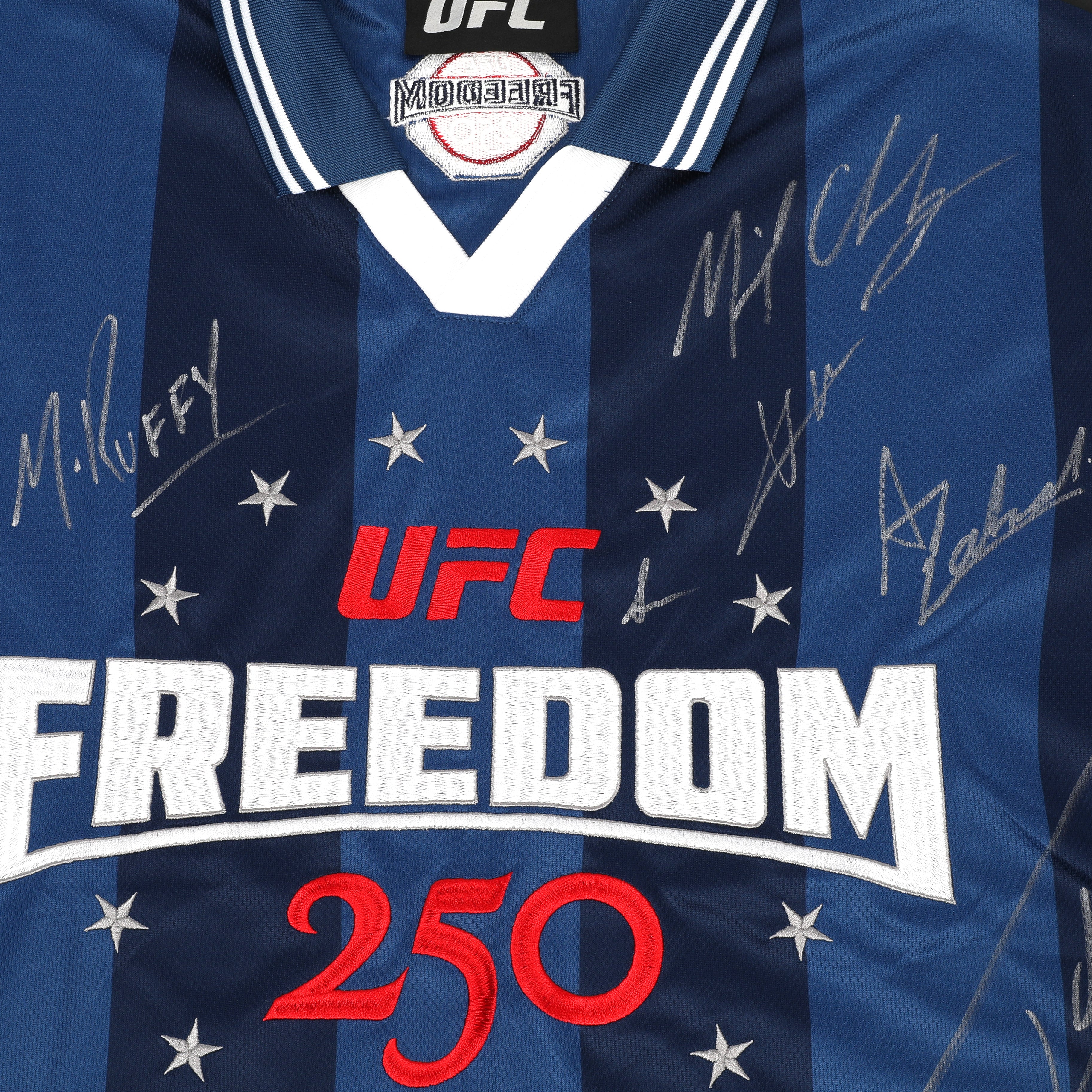 UFC Freedom 250: Topuria vs Gaethje Signed Commemorative Soccer Jersey - Image 3