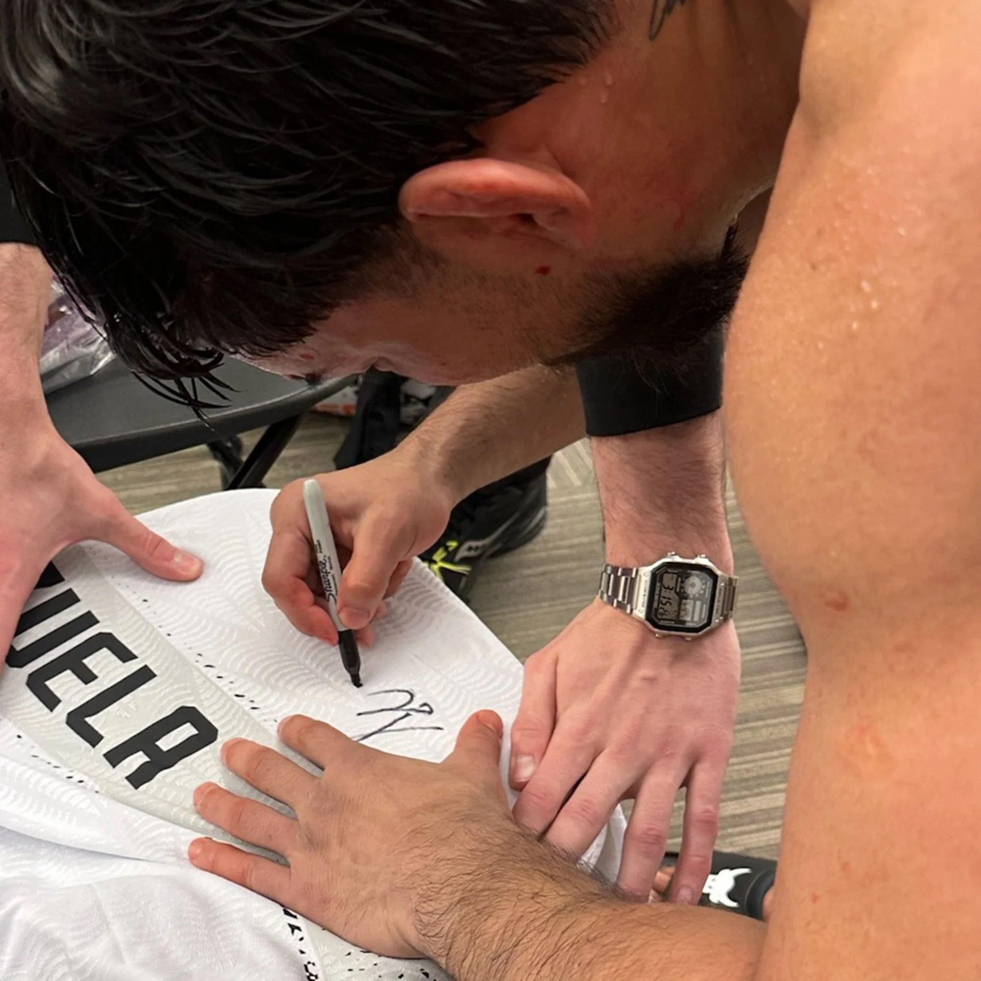 Victor Valenzuela Signed 1-of-1 Fight Worn Jersey UFC Fight Night: Sterling vs Zalal - Image 2